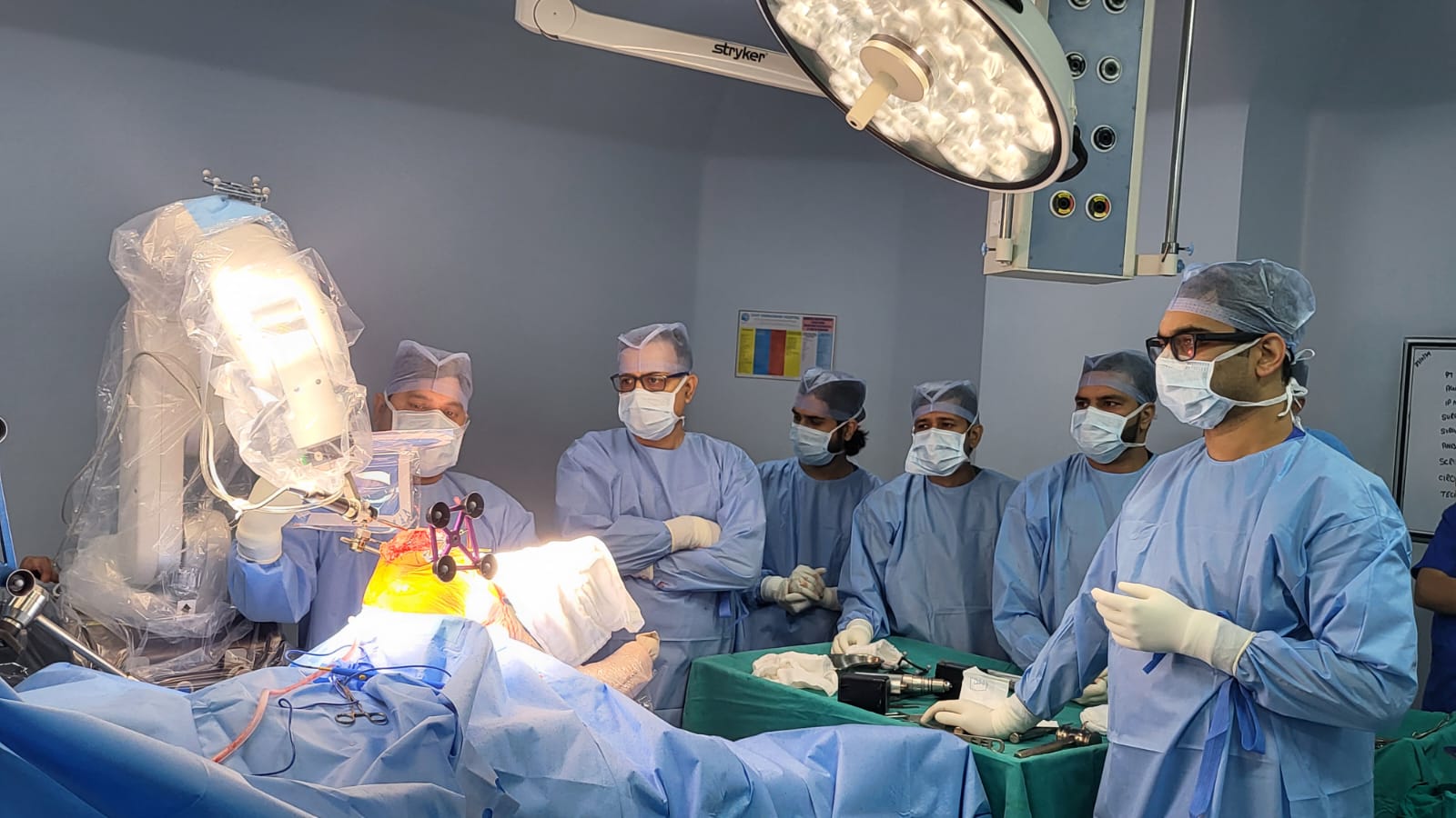 Advanced Robotic Knee Replacement Surgery to Surgeons from Kyrgyzstan.
